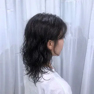 ミディアム パーマ 亜海 /レディースパーマのヘアスタイル