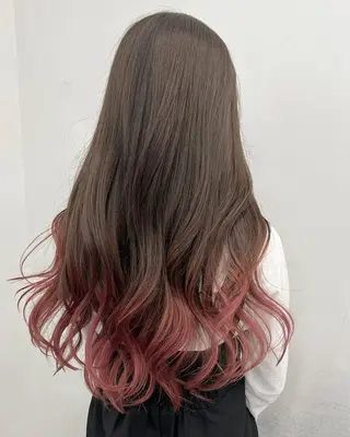 ロング ✨韓国風カット/艶髪 カラー✨yumeのヘアスタイル