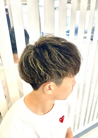 ショート カラー メンズ KEN 🌟のヘアスタイル