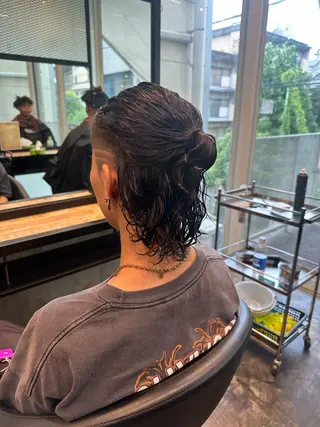 ミディアム パーマ メンズ ツイスパ/メンズ パーマ/歩夢のヘアスタイル