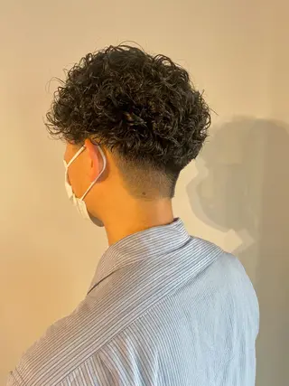 ミディアム パーマ メンズ 🔹YUTA🔹 メンズパーマのヘアスタイル