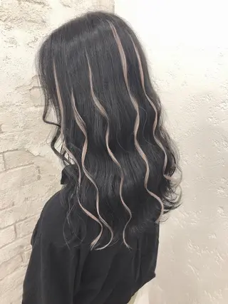 セミロング カラー ️🩵透明感カラー Yūka🩵のヘアスタイル