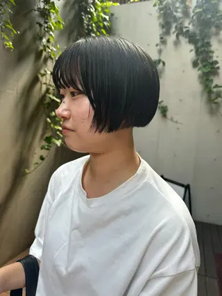 ショート なみまきパーマ/ボブ パーマ🌼杉田 萌恵のヘアスタイル