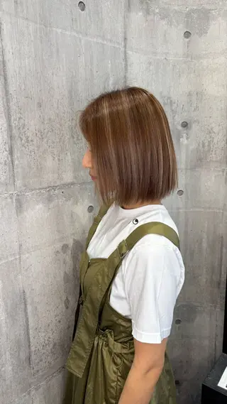 カラー EARTH 田端咲希のヘアスタイル