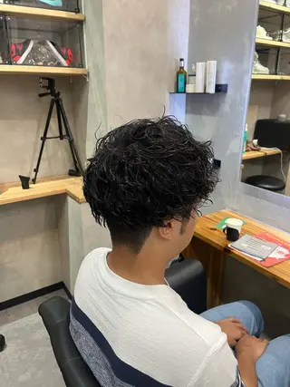 ショート メンズ 福田 竜作のヘアスタイル