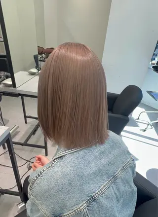 カラー 🐬透明感カラー/ ハイトーン/ユウ🐬のヘアスタイル