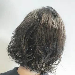 ショート パーマ 小國 綾かのヘアスタイル