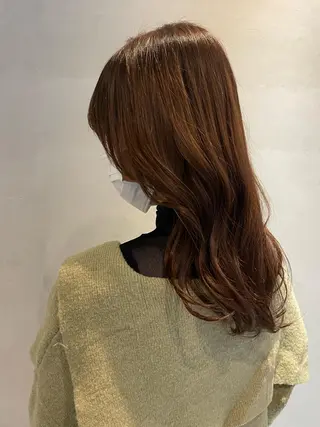 ロング 韓国ヘア/そら レイヤー透明感カラーのヘアスタイル