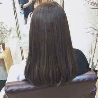 セミロング シ マのヘアスタイル