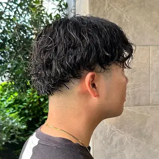 パーマ メンズ 山口稜太 メンズ/波巻きパーマのヘアスタイル
