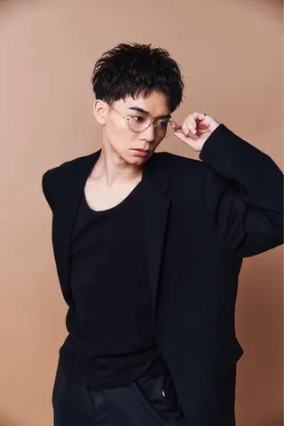 ショート パーマ 池袋センターパート No.1 裕大のヘアスタイル