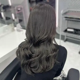 カラー 韓国風赤み消し🍀 トレンドヘア🍀のヘアスタイル