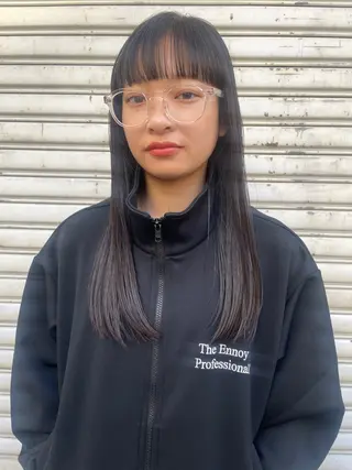 ロング さの あやねのヘアスタイル