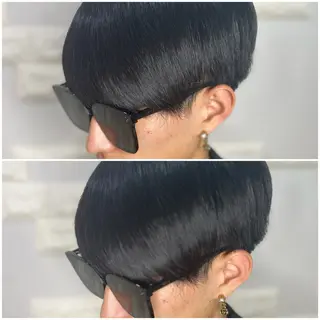 ショート ヘアアレンジ メンズ 次世代シールエクステ 錦糸町村上拓真のヘアスタイル