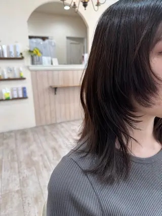 セミロング カラー 新越谷noble店長 松本拓也▶◀*.のヘアスタイル