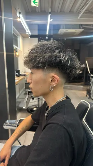 パーマ メンズ 浅岡律喜 /メンズ/フェードのヘアスタイル