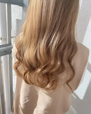 ロング カラー 後藤紗英/髪質改善 /オリーブベージュのヘアスタイル