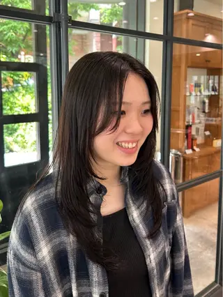 セミロング Lumier de mashu所属・nana/ボブ/ レイヤーカットのヘアスタイル
