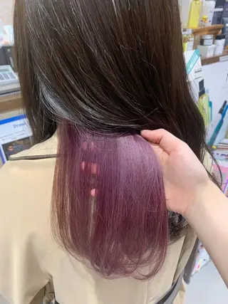 セミロング カラー パーマ ヘアアレンジ 近藤千翔🩵 髪質改善Periodのエステ・リラクイメージ