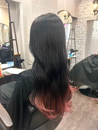 ロング カラー 🦄🩵YUNA 🩵🦄のヘアスタイル