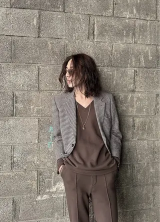 ロング パーマ メンズ RACCOON.TOKYO 渋谷店所属・メンズカット特化🐺 ウルフ[店長]置塩祥のヘアスタイル