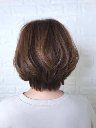 ショート カラー エイジングケア特化 美容師✂️山崎竜二のヘアスタイル