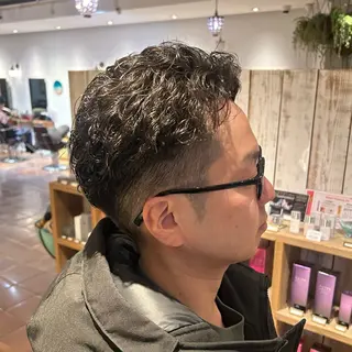 パーマ メンズ さくら/ メンズパーマモデルのヘアスタイル