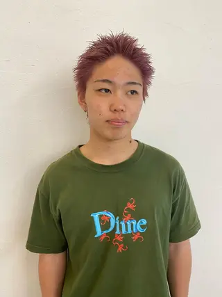 ショート カラー メンズ TRUCKIN UP THE PATH所属・さとう けんたのヘアスタイル