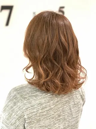 ミディアム カラー ヘアアレンジ 松吉 純平のヘアスタイル