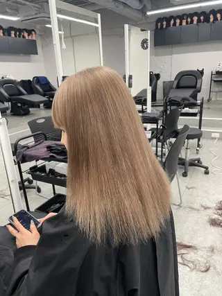 セミロング カラー 🌿透明感赤み消し Keishin🌿のヘアスタイル