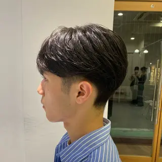 ショート パーマ メンズ 🇰🇷韓国風カット 🇰🇷　鈴木海斗のヘアスタイル