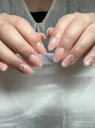 ネイル AmorBeauty 長さだしのネイルデザイン