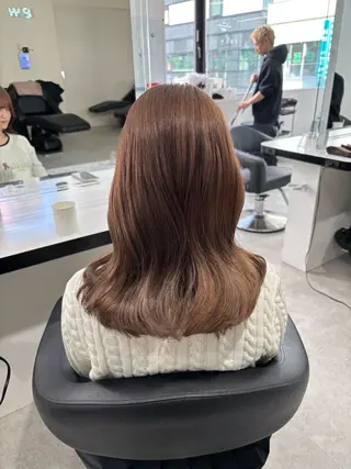 ミディアム Wカラー/暖色/べ ージュりく©︎🐝のヘアスタイル