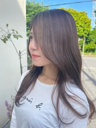 ロング hair bulb所属・三國 栞音のヘアスタイル