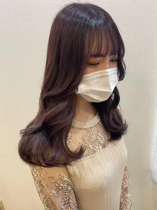 セミロング 似合わせレイヤーカッ ト🩶瀧本美咲のヘアスタイル