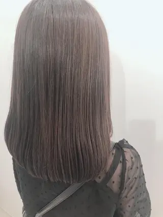 ミディアム カラー ヘアアレンジ 🕊鈴木李歩🤍 ボブ/似合わせカットのヘアスタイル
