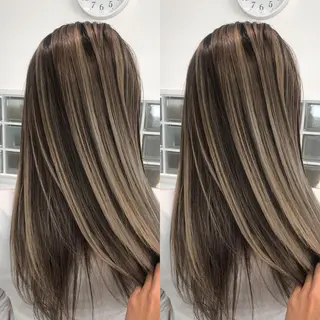 セミロング カラー JILBLAN京都 ショート/ハイライトのヘアスタイル