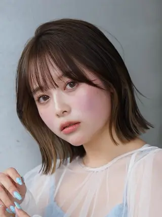 ショート カラー パーマ 🫧レディースボブ 🫧RENのヘアスタイル