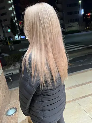ロング カラー N° +aero 横浜のヘアスタイル