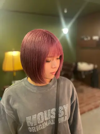 ミディアム カラー PATH-hair. storeのヘアスタイル