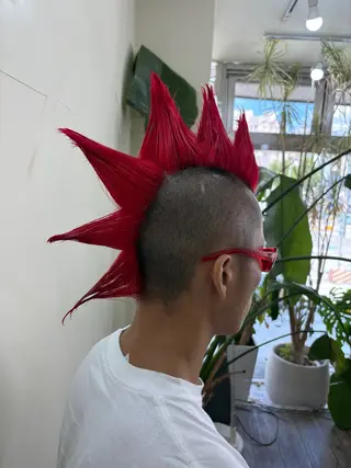 カラー メンズ 飯泉 夏琉のヘアスタイル