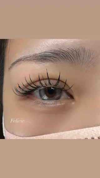 マツエク・マツパ Felicie＊ Sayakaのマツエク・マツパデザイン