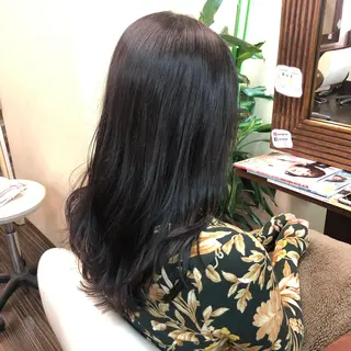 ロング 山崎 絵莉香のヘアスタイル