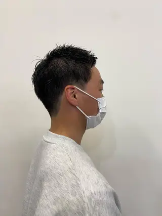ショート メンズ パーマ特化美容師 mikuのヘアスタイル