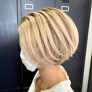 ショート カラー ヘアアレンジ アンドウ ユウ/ レイヤーカット/韓国のヘアスタイル