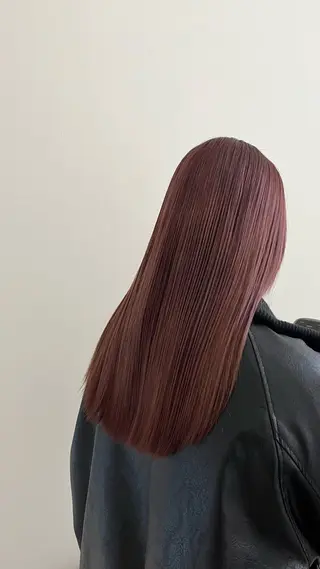 ロング カラー メンズパーマ/ メッシュ📍ユリのヘアスタイル