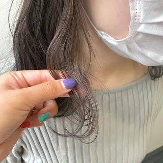 ミディアム カラー 【髪質改善】 【美髪矯正】🌻店長のヘアスタイル