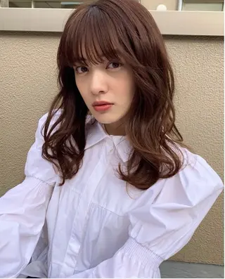 セミロング カラー 🍀髪質改善🍀 SORA  麻布十番のヘアスタイル