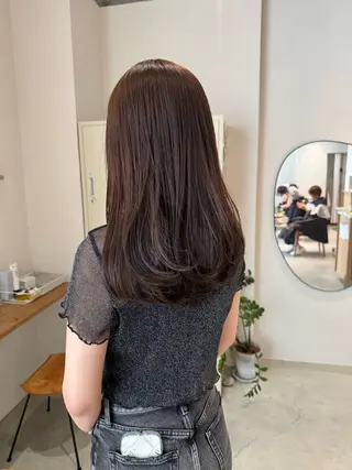 カラー 村田 茉優のヘアスタイル