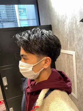 ショート カラー パーマ メンズ 🔥メンズ超特化🔥 青木海斗のヘアスタイル